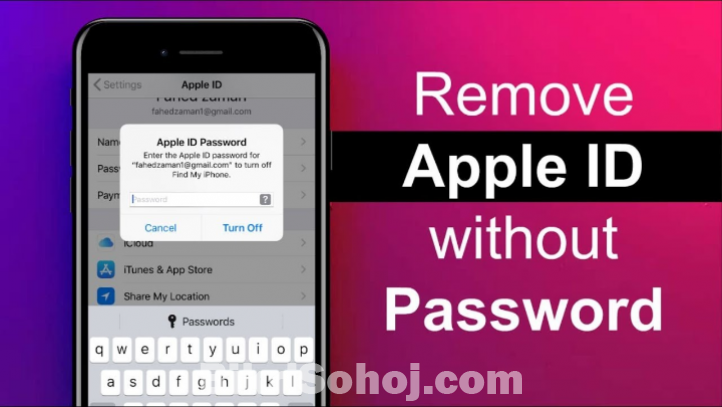 remove apple id from iphone without password ios 14
